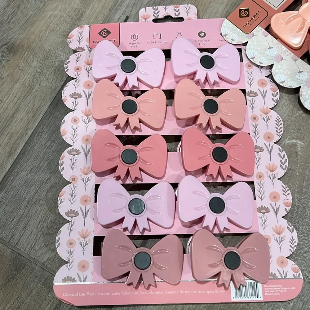 🎀 10pc BOW 🎀 BAG CLIPS 🎀